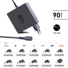 Automatische 65-90W Universal Laptop Adapter mit 3 Pins Reisen Ladegerät